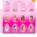 Disney Girls Princess Exclusive 12 Days of Surprise Unboxing Panties Perfect for Gifting or Potty Training in 4T
