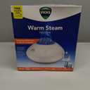 Vicks Warm Steam Vaporizer & Humidifier 1.5 Gallon Tank for Small and Medium Rooms, Night Light, Works with VapoPads and VapoSteam