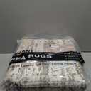 8x10 Area Rugs for Living RoomWashable Rug Abstract Modern Neutral Large Soft Stain Resistant Non-Slip Backing Machine Table for Bedroom Dining Room Indoor Home Office Carpet - Gold Brown