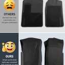 CreekT® Front Floor Mats for Chevy C1500/K1500 1988-1999, for Chevrolet C2500/K2500 1988-2000 2-Piece Set, Heavy Duty All Weather Waterproof Floor Liners Custom Fit for C1500 Truck Accessories