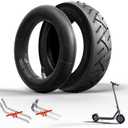 E-Scooter Tire 10x2.5, 60/70-6.5 for Ninebot G30 Max /G30D/G30LP,E-Scooter Spare Tube+Tire Set for Front/Rear(1 Inner+1 Outer)