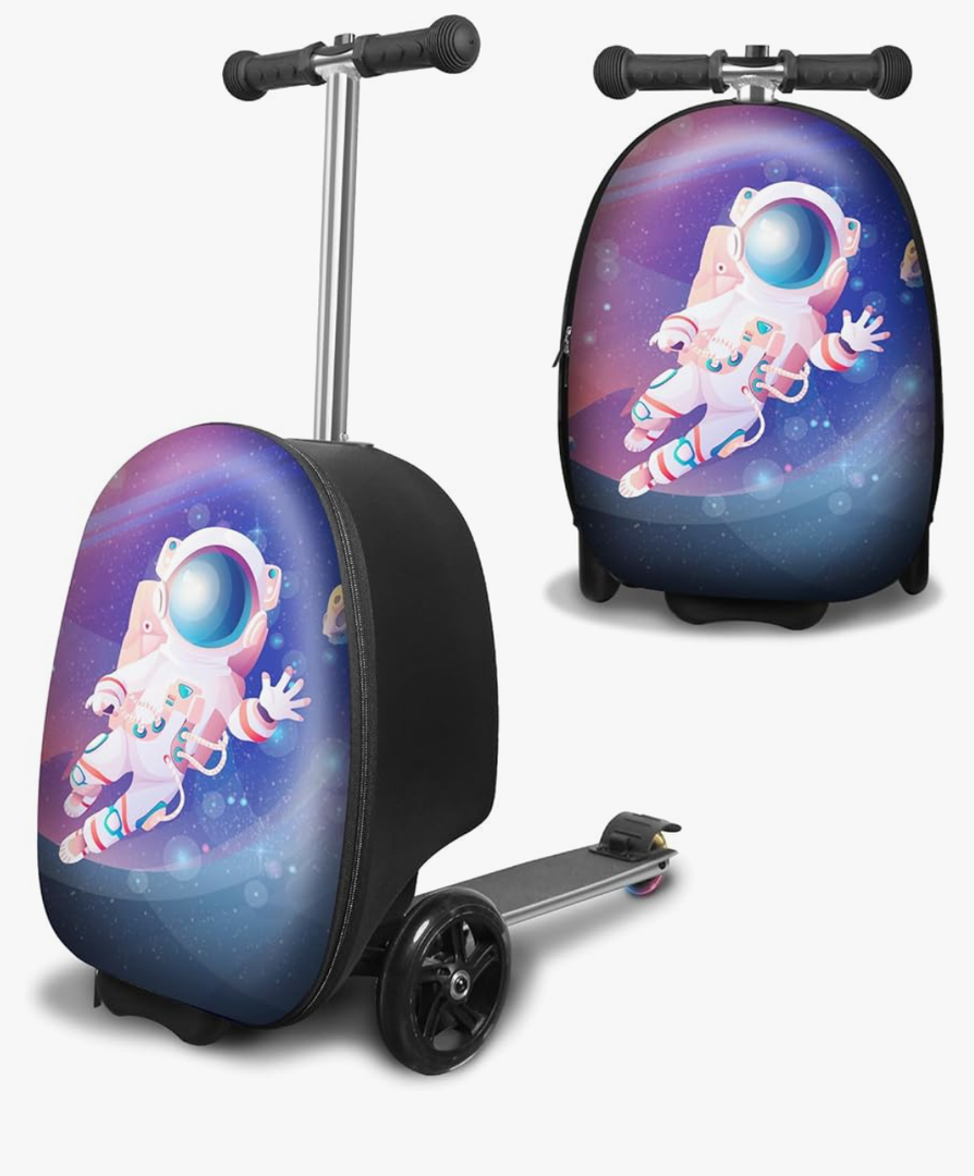 ALVOD Scooter Suitcase for Kids Ages 6-12 Kids' Luggage