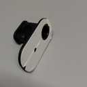 2 Pack No Drill Curtain Rods for windows 32 to 58 inch, USFOOK 5/8 In Without Drilling Curtain Rod with 3M Adhesive Brackets, Renter Friendly Drapery Poles with Black Round Finials