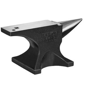 VEVOR Single Horn Anvil, 66 lbs, High Hardness Cast Steel, Rugged Round Horn Anvil Blacksmith, with Pritchel and Hardy Hole, Large Countertop Stable Base, Metalsmith Tool for Bending and Shaping