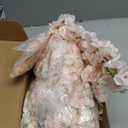 PARTY JOY 8pcs 47.2ft Artificial Cherry Blossom Flower Garland Hanging Vines for Spring Home Room Wedding Party Kawaii Decor (Pink-8PCS)