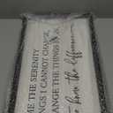 comurdyo Bible Verse Serenity Prayer Sign Wall Decor God Grant Me 32"×12" Large Christian Inspiraional Quotes Religious Plaque for Modern Rustic Family Bedroom Living Room Wall Hanging Decor (Black)