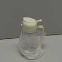 YARRAMATE 16oz/470ml Glass Olive Oil Sprayer for Cooking with Stickers, 2 in 1 Oil Dispenser for Kitchen Gadgets, Food Grade Premium Spray Bottle for Salad, Frying, BBQ (Creamy White)