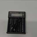 18650 Battery Charger,4 Bay LCD Display Smart Universal Charger for Rechargeable Batteries Ni-MH/Ni-Cd AA AAA 3.7V Li-ion Battery 21700 26650 14500 16650