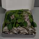 12pcs Artificial Rose Flower Grey Rose Flowers with Long Stem Silk Roses Bouquet for Wedding Bridal Shower Party Home Decoration