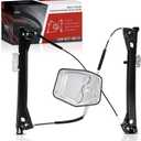 Front Right Passenger Power Window Regulator Compatible with VW Volkswagen Eos 2008-2016, Replace# 1Q0837462G, 1Q0-837-462G