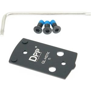 DPP Titanium Adapter Plate for Glock 43X/48 MOS Hellcat OSP Holosun 407k/507k - GL-H07KA