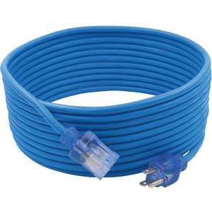 Prime Extension Cord All Weather 14/3 Sjtw 25 ' Blue Ul & CSA