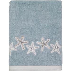 Avanti Linens - Bath Towel, Soft & Absorbent Cotton Towel (Sequin Shell Collection)-Multicolor