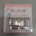 GAQQI Self Adhesive Eyelash Clusters, Natural Look No Glue Lashes 10-16mm, No Band Self Adhesive Lash Clusters 100pcs, Press On Lashes Invisible Band, With Lash Tweezer (LACE)