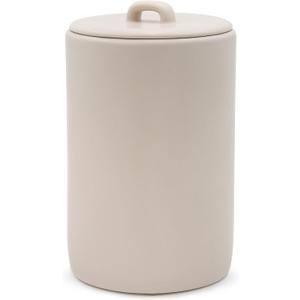 Maison May, Ceramic Food Storage Jars 108Oz, Snack Containers, Airtight Lid, Kitchen Countertop Canisters for Grounds Coffee, Pods, Tea, Flour, Sugar, Rice, Pantry Organization, Containers Set