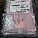 Kosiz 21 Pcs Pink Desk Organizer Pink Office Accessories 4 Tier File Organizer with Drawer Stapler Tape Dispenser Sticky Note Clips Pen Highlighter Scissors Aesthetic Accessories for Office Supplies