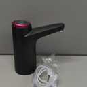 GOLDEN DEER Water Dispenser for 5 Gallon Bottle, Portable Water Cooler Dispenser, Universal Water Dispenser for 2.53 and 5 Gallon Bottles USB Charging Water Pump (Dark Gray)