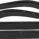 Tape On Window Visors Fits for 2011-2019 Ford Explorer, Side Auto Window Wind Deflectors, Ventshade, Rain Guards for Cars/Trucks