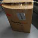 Upright Walker for Seniors & Adults with Seat 450 lb Capacity, Stand Up Walkers Foldable, 19.8 lbs Lightweight, Adjustable Arms, 10-Inch Big Wheels for All Terrain Rollator Walker (Red02)