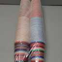 100 Pack Fiesta Paper Cups Mexican Serape Disposable Beverage Cups Cinco De Mayo Party Decorations for Mexican Fiesta Birthday Party Supplies (9 oz)