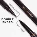tarte double take eyeliner 2-in-1 Pencil Eyeliner for Bold All-Day Wear, Waterproof, Easy to Apply, Vegan, Cruelty-Free