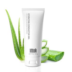 INIA Micro-current Conductive Gel for Facial and Body Skin Care Machines – Hydrating Gel Primer with Hyaluronic Acid for Women and Men, 2.11 Fl Oz