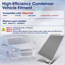Air Conditioning A/C Condenser Compatible with Chevrolet Sonic # 4063
