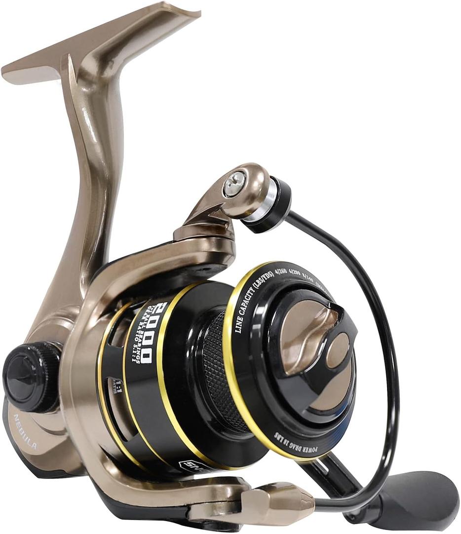 SNOVA Nebula Fishing Reel-7+1 BB Ultra Smooth Powerful Spinning Reel - 5.1:1/5.5:1 Gear Ratio Spinning fishing Reel, Size 1000-6000 Light Weight perfect for bass fishing catfish fishing SNOVA Nebula Fishing Reel-7+1 BB Ultra Smooth Powerful Spinning Reel - 5.1:1/5.5:1 Gear Ratio Spinning fishing Reel, Size 1000-6000 Light Weight perfect for bass fishing catfish fishing