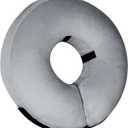 Inflatable Dog Cone Collar-Soft Protective Cone for Dogs After Surgery,Dog Donut Collar for Large Medium Small Dogs and Cats (Grey,Large) (Large(Neck:12"-18"))