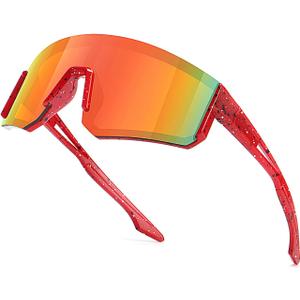 SEKKAF Youth Baseball Sunglasses for Boys Girls Age 6-12 Softball Cycling Sports Sunglasses for Kids Lightweight Frame