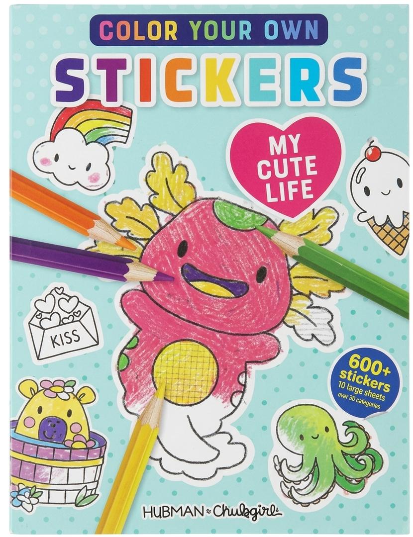 Color your own stickers.