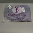 Memoriesea Women's Off Shoulder V Neck Wrap Ruched High Split Wedding Party Maxi Dress (Purple)