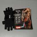 MhIL Workout Gloves for Men  Comfortable Gym Gloves for Men with Enhanced Grip for Safety and Hand Protection  Weight Lifting Protection with Wrist Wraps Support for Performance Boost and Style (Large: 8.1 - 8.6, Black and Grey)