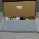 Lancoon Digital Wall Clock with Dual Alarm Temperature Humidity Calendar LED Large Display Adjustable Brightness Plug-in Snooze for Living Room Tabletop Bedroom (Black_blue)