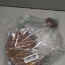 Wooden Snack Box with Glass Lid, 4-Compartment Serving Tray for Nuts, Candy, Dried Fruits, Multipurpose Storage Container for Home & Parties