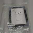 Fun Memories 5x7 Picture Frame in Black, Solid Oak Wood 5 x 7 Photo Frames for Wall & Tabletop Display, 5x7 Frame with Mat for 4x6, Rustic Wood Picture Frames with Plexiglass, 1 Pack