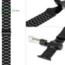 Tasikar Band Compatible with Apple Watch Band 49mm 45mm 44mm 42mm Premium Stainless Steel Metal Replacement Strap Compatible with Apple Watch Ultra 3 2 1 Series 11 10 9 8 7 6 5 4 3 2 1 SE, Black