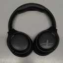 Riwbox Hybrid Active Noise Cancelling Headphones, Wireless Bluetooth Headset Over Ear, 60H Playtime, High-Fidelity, Foldable, Comfort&Immersion for Work/Commuting (Black)