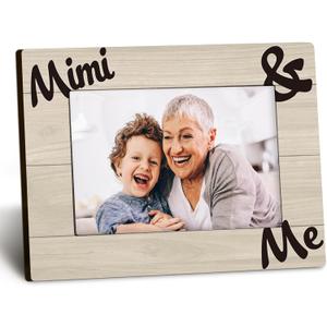 Mimi and Me 4x6 Picture Frame, Mimi Gifts for Grandma, Grandkids Photo Frame, Grandma Photo Frame, Gifts for Mimi from Grandkids, Mimi and Me Picture Photo Frames for Desk Decor