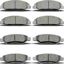 D1332 D1337 8pcs Front Rear Ceramic Brake Pads Sets Fit For 2008 2009 2010 2011 2012 2013 2014 For Cadillac CTS