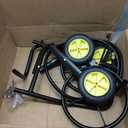 Garden Hose Reel Cart, Heavy Duty Steel Reel with Wheels, Garden Hose Holder for Outside, Backyard, or Lawn, Mobile Garden Cart Holds Up to 250 ft of 5/8