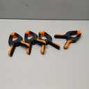 HORUSDY 4-Pack Spring Clamps Heavy Duty, 7-inch Large Plastic Clamps for Crafts with 3.7 Inch Jaw Opening for DIY, Gluing, Clamping and Securing