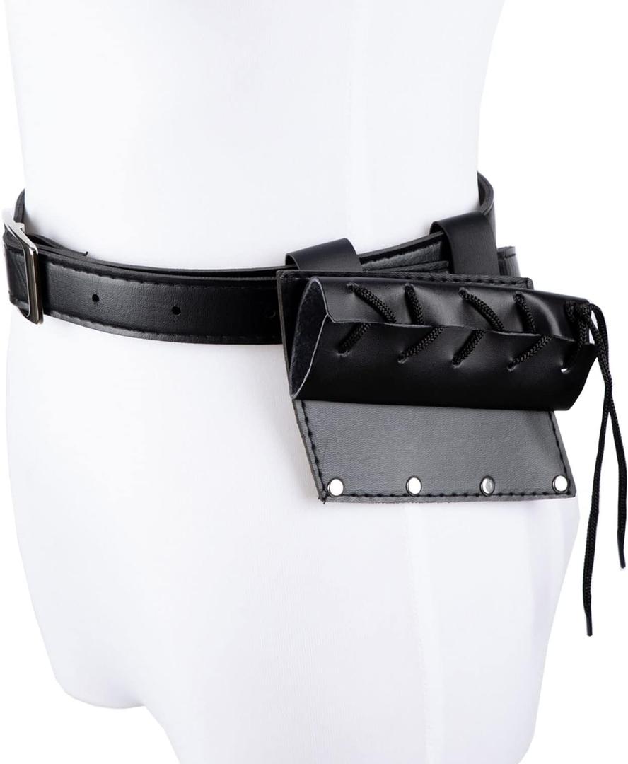 CLASSE Sword Holder, Sword Belt, Sword Holder, Waist Belt, Leather, Specialized for Stage or Musical Performance, Adjustable