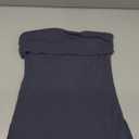 SUUKSESS Women Double Lined Going Out Trendy Tube Tops Side Split Sexy Tank Tops (Ash, XS)