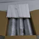 JOLLY CHEF 100 Pack 16 oz Clear Plastic Cups with Lids and Straws, Disposable Iced Coffee Cups with Lids for Smoothies, Milkshakes, Cold Drinks, Includes Paper Lid Liners