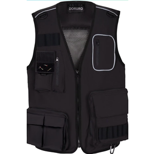 Kids Outdoor Vest Sleeveless Jackets Mesh Fishing Hiking Vest Multi-pocket Outwear Boys