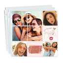 Dunwell 4x4 Photo Album Sleeves (25 Pack), Fits 12x12 3-Ring Album Binder, 12 x 12 Scrapbooking Pages with 9 Square Pockets, Photo Page Refills Holds 450 4 x 4 Prints, Archival Quality