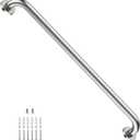 ZUEXT 32 Inch Brushed Nickel Stainless Steel Bathroom Shower Grab Bar | Grab Bar Handle for Wall, Shower Balance Bar, Safety Hand Rail Support, for Handicap Elderly Injury Seniors, 1.25" Diameter