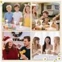 Plastic Martini Glasses 5oz 12 Pack, Vintage Cocktail Glasses with Crystal Texture High StemUnbreakable Coupe Glasses for Party (White)