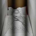 NEEDOMO Lanterns Decorative Outdoor & Indoor, Set of 3 Outdoor Lanterns for Porch, Vintage Candle Lantern Decor for Living Room, Fireplace, Kitchen Dining Table, Patio, Garden, Wedding, White (White-24"/18"/12"h)